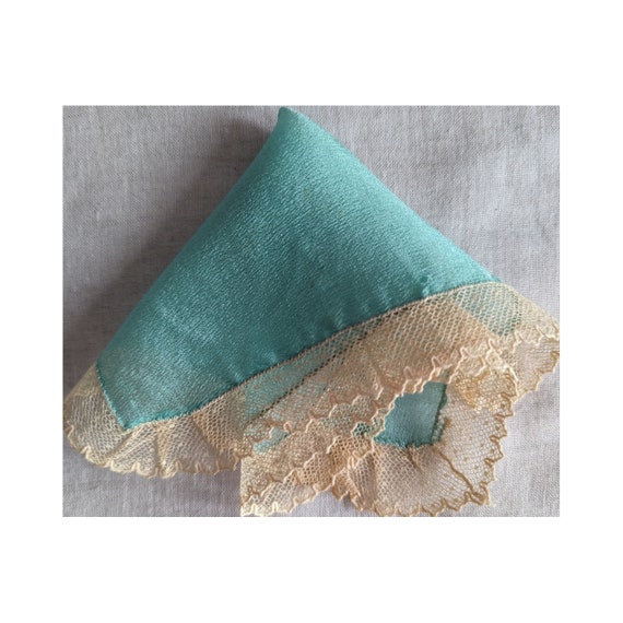 Antique Silk Handkerchief - image 1
