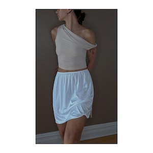 Vintage White Slip Skirt