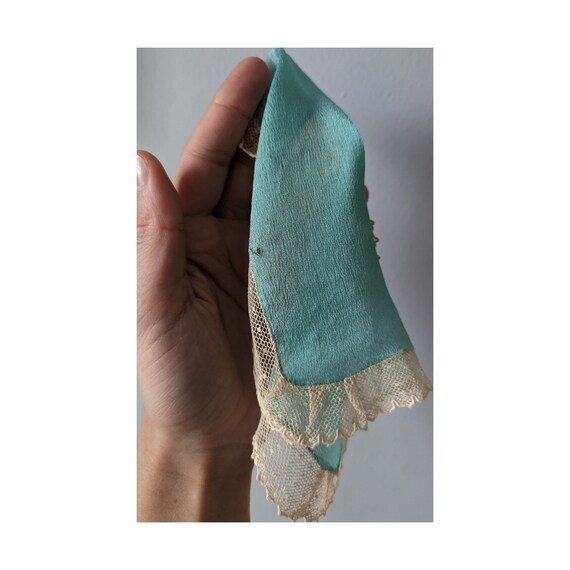 Antique Silk Handkerchief - image 4