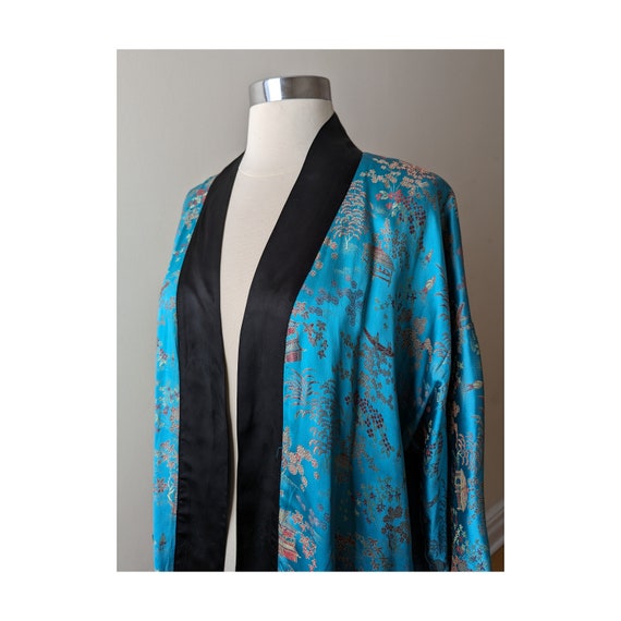 vintage smoking jacket robe - Gem