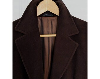 Vintage Italian Wool/cashmere Coat - Etsy