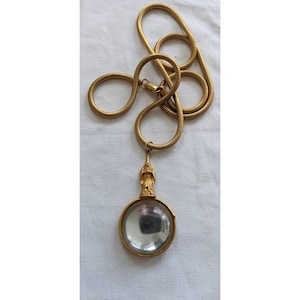 Vintage Snake Chain Pendant Necklace