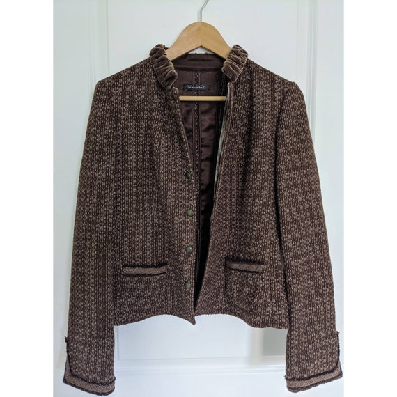 Vintage Elie Tahari Tweed Jacket - Gem