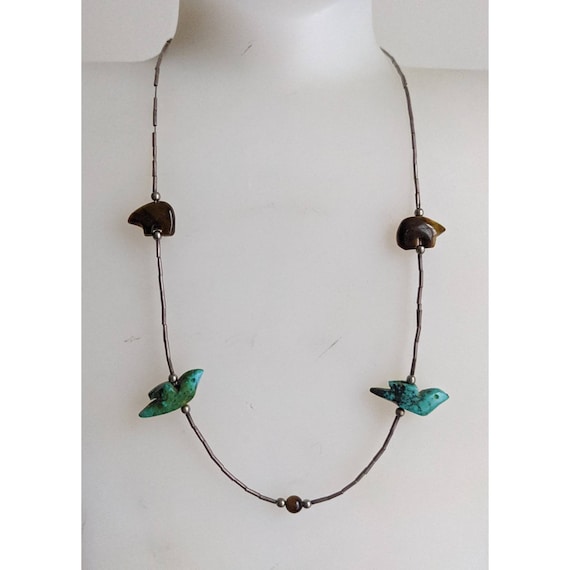 Native american shop animal necklace