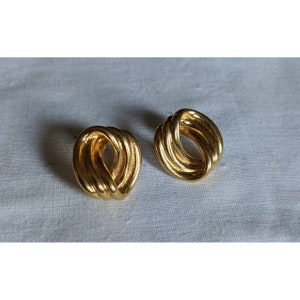 Vintage Goldtone Stud Earrings