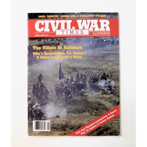Civil War Times Illustrated Magazine April 1989 Volume XXVIII No 2 Antietam