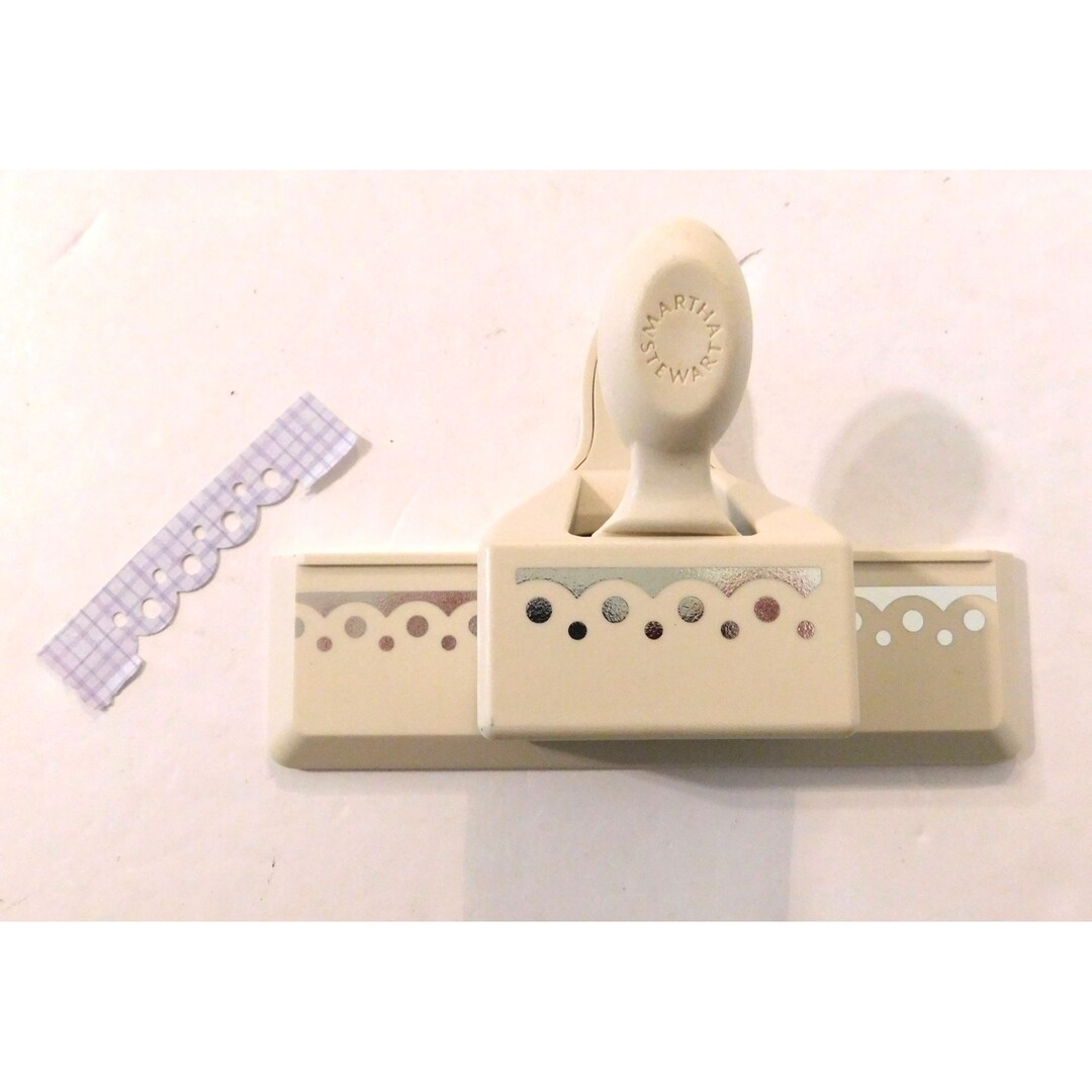 Lever Border Martha Stewart Border Paper Punch Scallop Edge Dot Lever Crafts ...