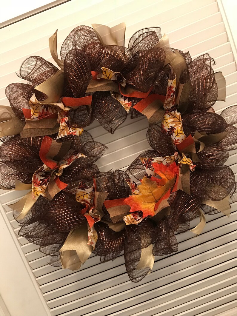 WREATH BrownOrangeGold