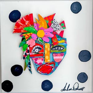 Lola. Uma alma patchwork que ensina a crença de que a arte traz cura e conexão. Leia sua história completa na descrição.