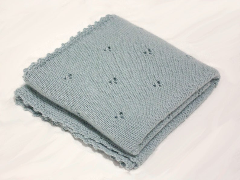 Made of 100% finest cashmere baby blanket made of cashmere in your desired color and size, optionally with name/ cashmere wool baby image 7