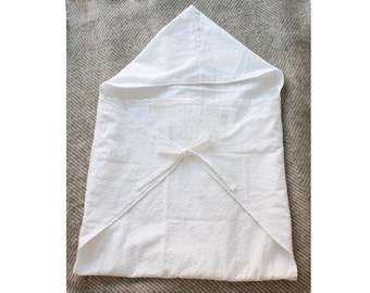 Sommerbabynestchen, Babyschlafsack aus weißer Baumwolle, Sonnenschutz / cotton baby sleepingbag