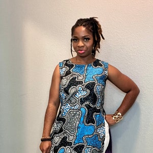 African Print Tunic, Mix and Match Ankara Top, Loose Fit Women Clothes, Boho/Hippie Shirts