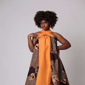 African print Multi-way Dress/Ankara Maxi Dress/Boho Women Style/African fashion for women/Summer Style/Maternity Dress