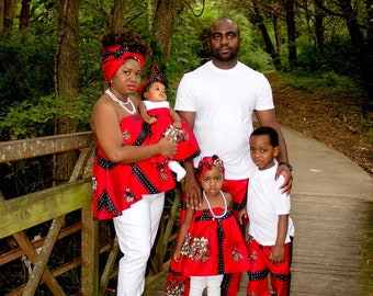 african outfits for family