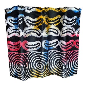 4.5 yards Handmade Batik African Fabric, African Fabric, Cotton Fabric, Abstract Tie dye fabric, Dressmaking Fabric,