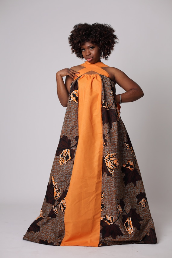 chinese dress ladies African Dresses | Akia African Print Summer Dress