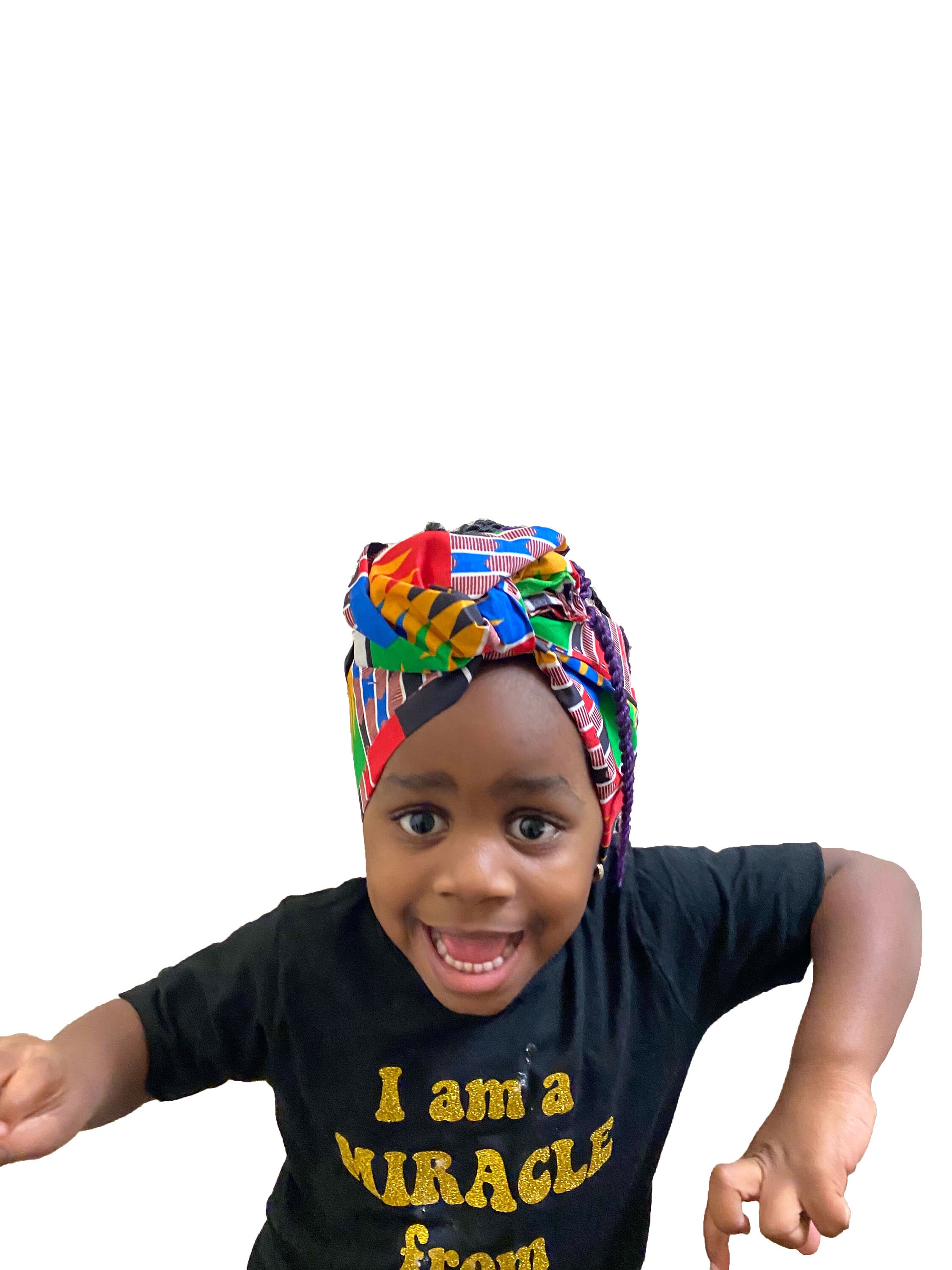 Kente Headwrap for Kids/toddler Head Wrap/head Wrap for Etsy