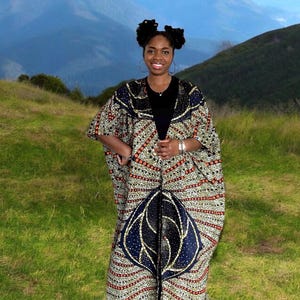 Handmade Ankara Kimono Duster: African Print Robe, Boho Outerwear