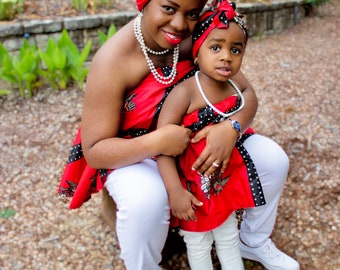 Mommy and Me/Mother’s day gift/African Family Matching Outfit/Custom made/ Family African Clothing/Family outfits/African matching outfits