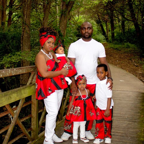 African Family Matching Outfit Custom 