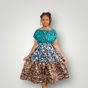Ankara Layer Dress - Etsy