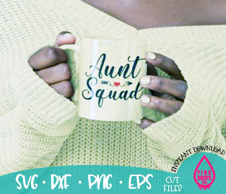 Download Aunt Squad SVG Tee Shirt svg png dxf Cut File Cricut | Etsy