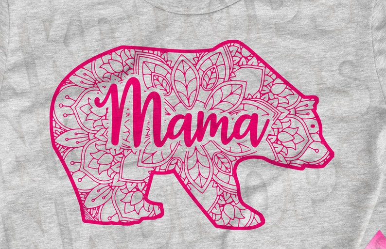 Download Mama Bear Mandala SVG Cricut mandala svg Digital download ...