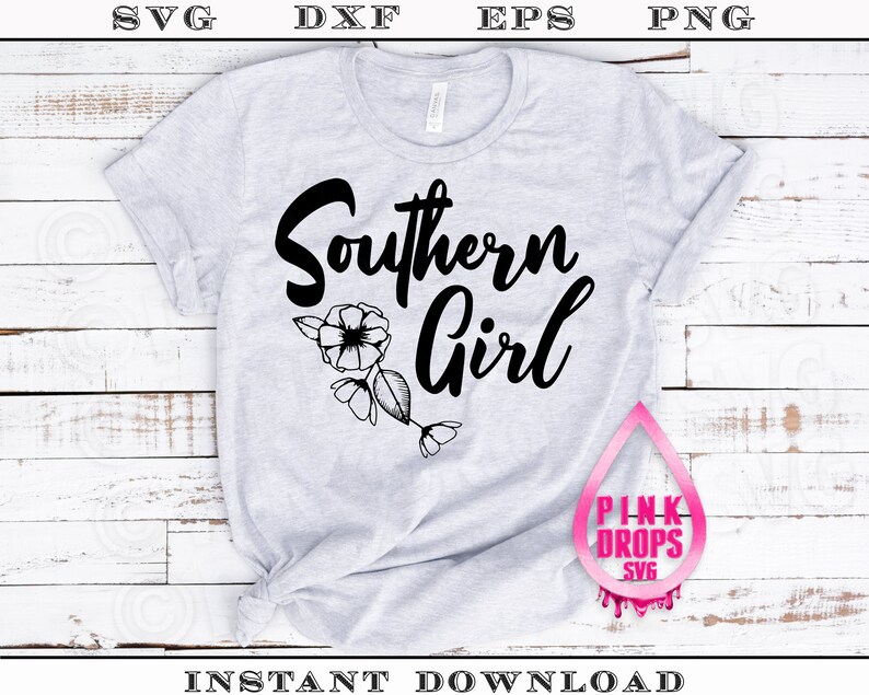 Download Womens Southern Girl shirt SVG Teen Girl Country t-Shirt ...