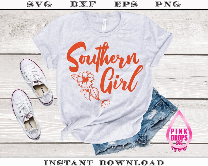 Download Womens Southern Girl shirt SVG Teen Girl Country t-Shirt ...