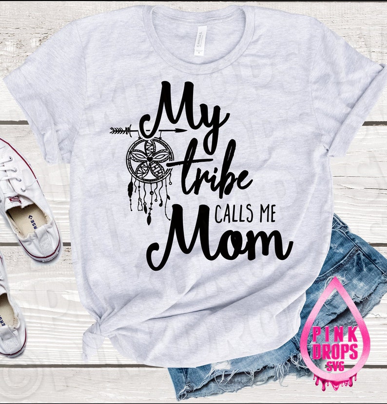 Download Mom tribe SVG Cricut cut design file Mom Shirt Moms Tribe ...