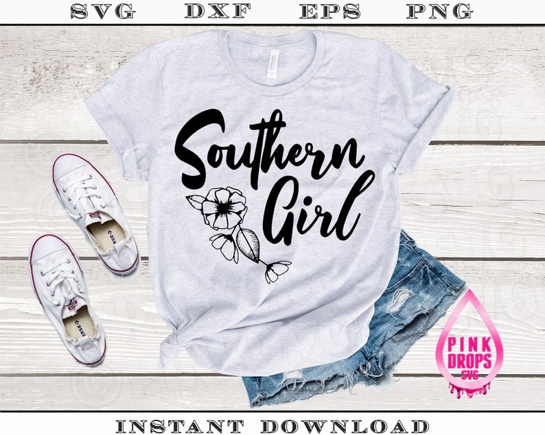 Download Womens Southern Girl shirt SVG Teen Girl Country t-Shirt ...