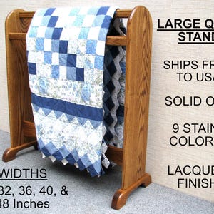 Amazon.com: Vintage Quilt Rack Stand Wood Blanket Stand
