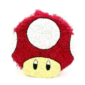 Red Toad Inspired Pinata/Pinata inspirada en amigos de Mario Bros