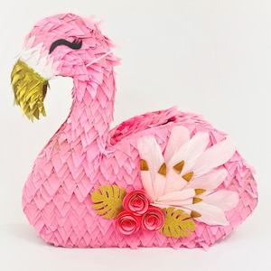 Large Fancy Flamingo Pinata/Luao Aloha Pinata/Flamingo Birthday/Tropical Party/ Girl Party/Fiesta de Flamingo/fiesta hawaiana