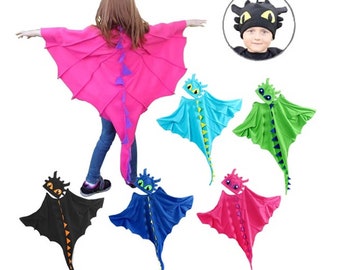 Dragon, dinosaur cape - Kids costume- Capas de dragon para niños-Disfraz Halloween