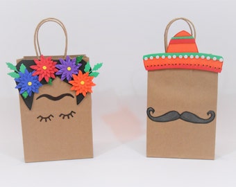 Cinco de Mayo goody bags, Frida party, Fiesta party