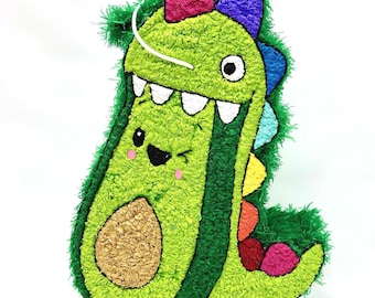 Avocadosaurus inspired pinata