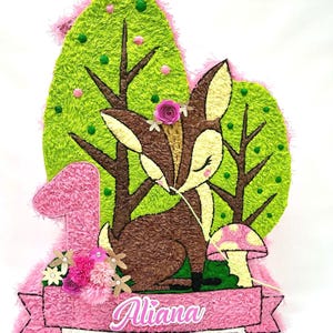 Animals of the woodlands piñata/Deer piñata/Girl birthday/First Year piñata
