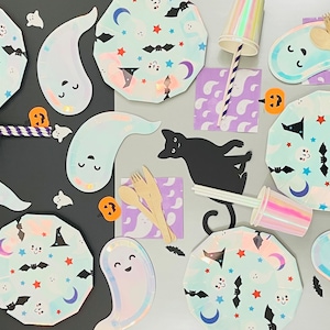 Halloween tableware/Halloween party plates/Platos para fiesta de Halloween