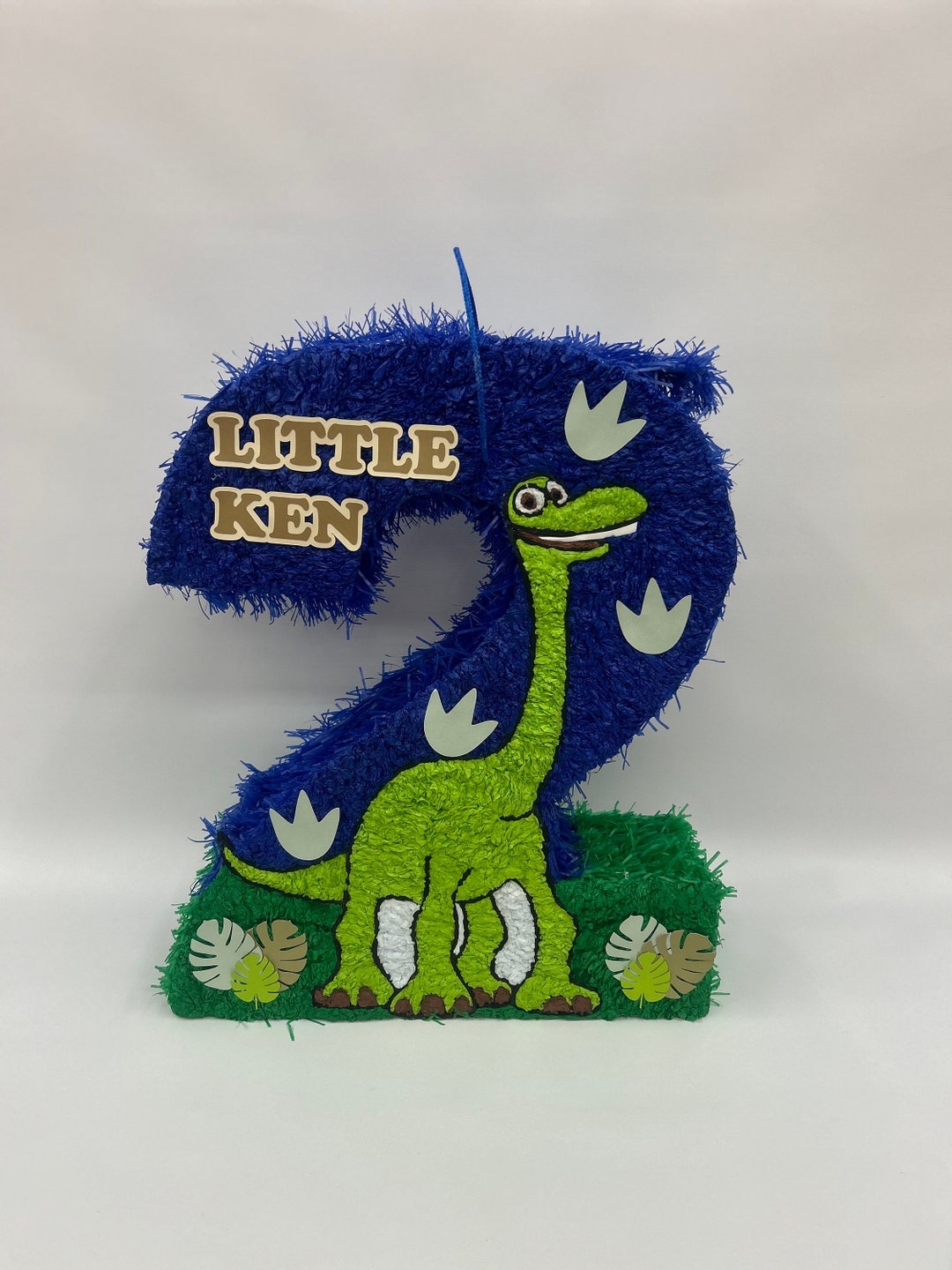 Dinosaurier-Piñata Für Kindergeburtstage - 40x30x8 Cm, Aus Stabilem Karton, Mit Aufhängeöse, Zum Befüllen Mit Süßigkeiten