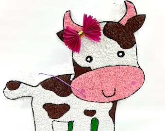 Kuh-Piñata/Nutztier-Piñata/Piñata para cumpleaños/Custom Pinata