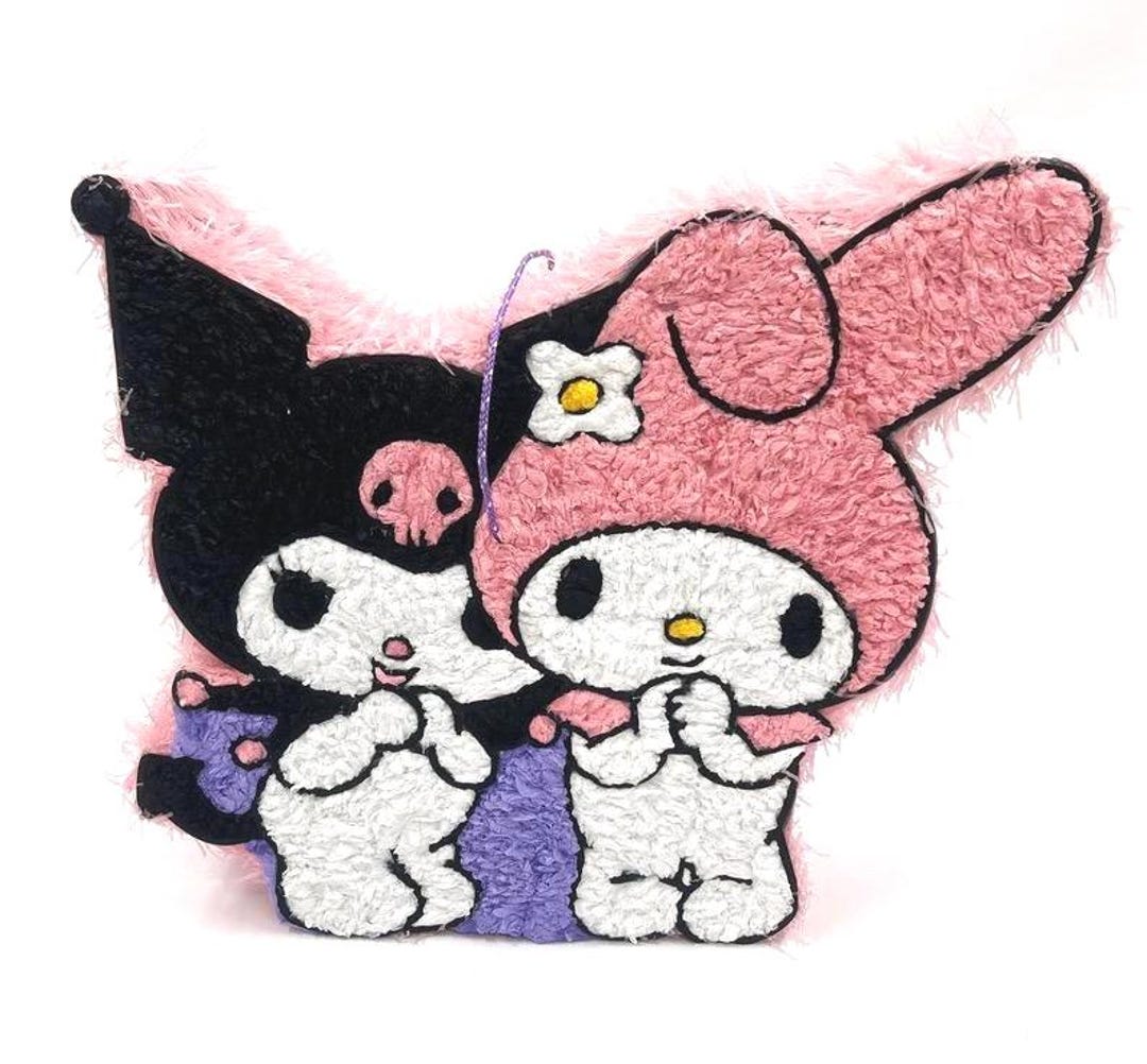 Black Bunny and Pink Bunny Piñata/ Kitty Friends Piñata - Etsy