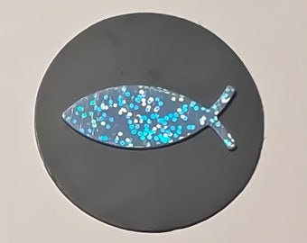 free color choice large wax circle with fish