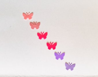 Colour mix 6 wax butterflies