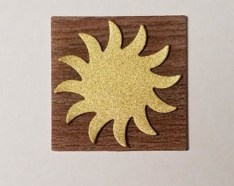 Free Color Choice wax square with Sun