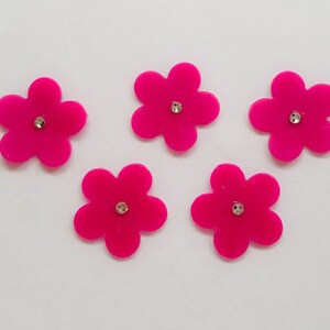 Free colour choice rhinestone wax flowers image 2