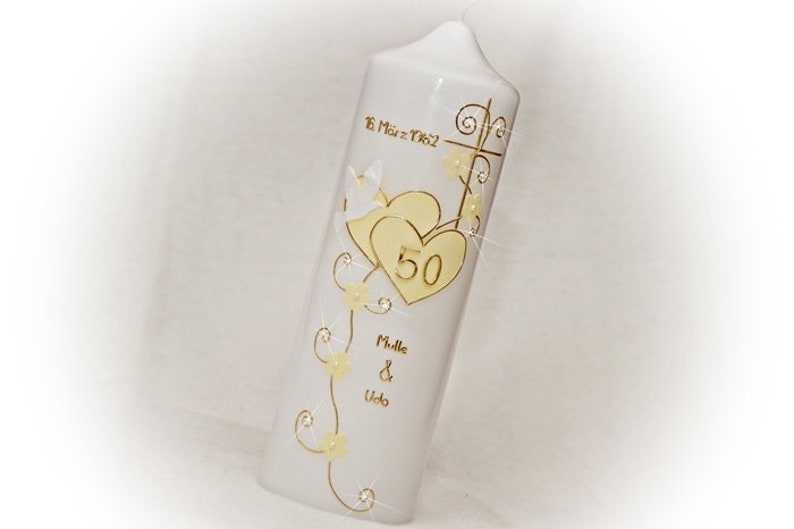 Golden Wedding Candle image 1