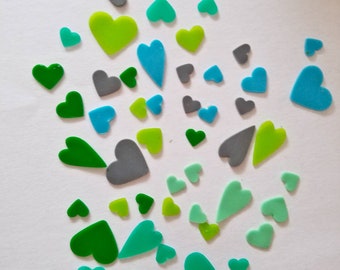 Free color choice wax-hearts colors mix