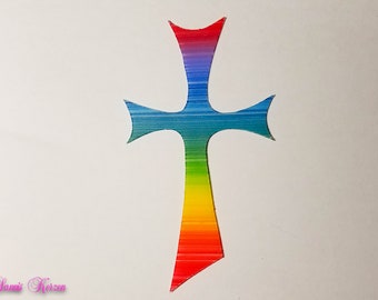 free color choice large wax cross