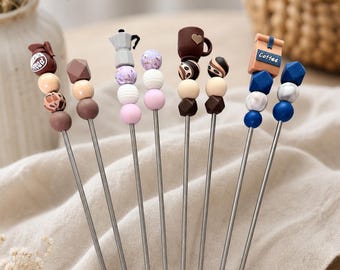 Amigurumi Sticks Coffee • Sewing Sticks • Nähstäbchen • Häkelzubehör für Häkeltiere • DIY Werkzeug • Set á 2 Stück • Art.-Nr. AS015
